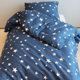 B - Senior sengetøj - 140x200 cm - Microfiber - Stjerner