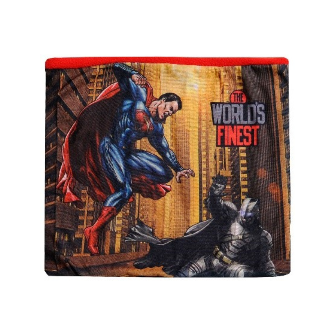 X - Superman vs Batman halsedisse - Børnehalsedisse - 24x22 cm - Sort