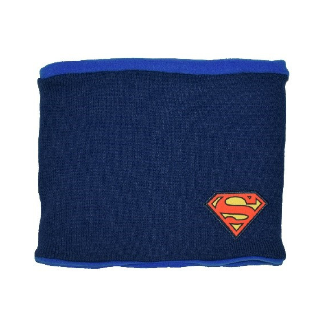 X - Superman halsedisse - Børnehalsedisse - 24x22 cm - Blå