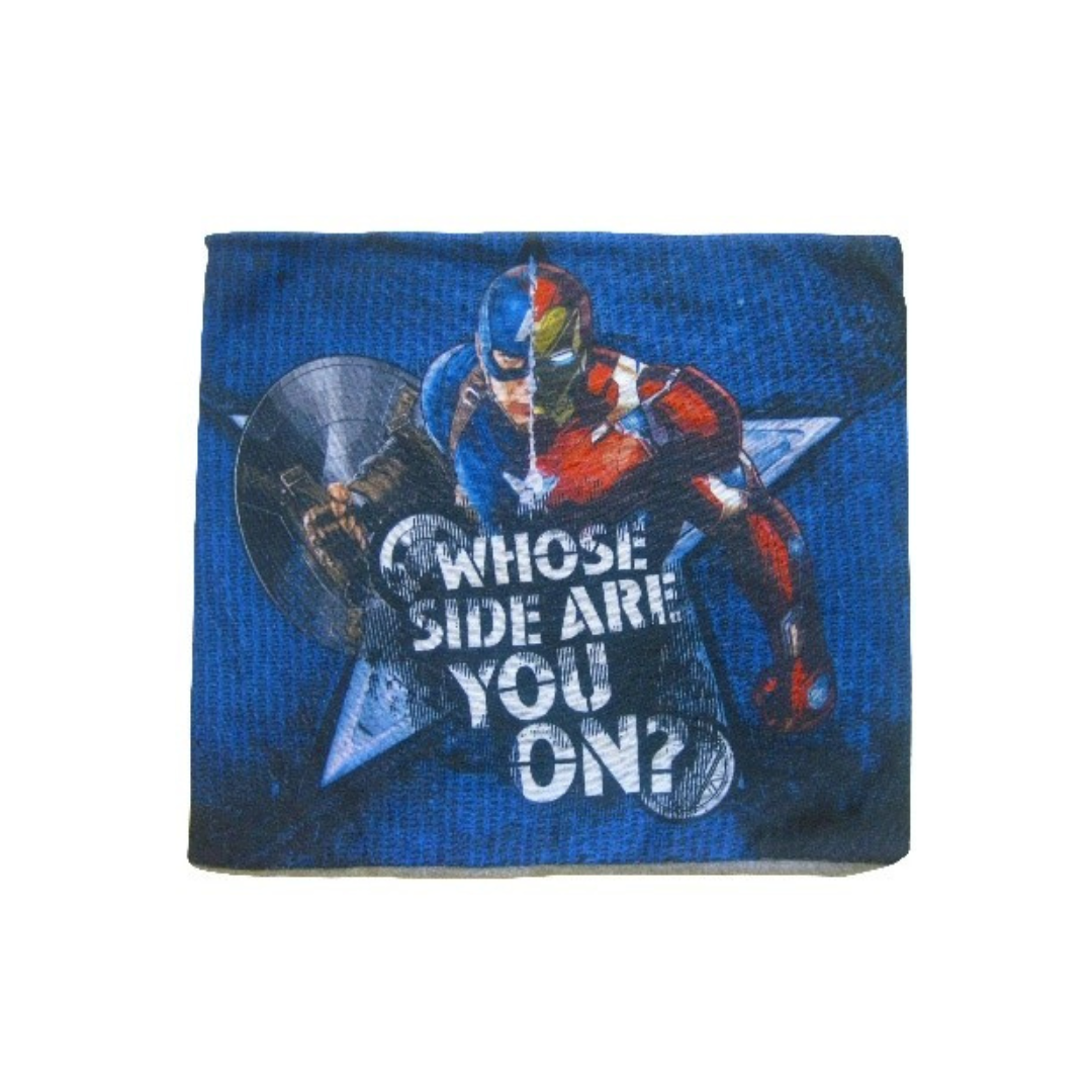 X - Captain America halsedisse - 24x22 cm - Blå