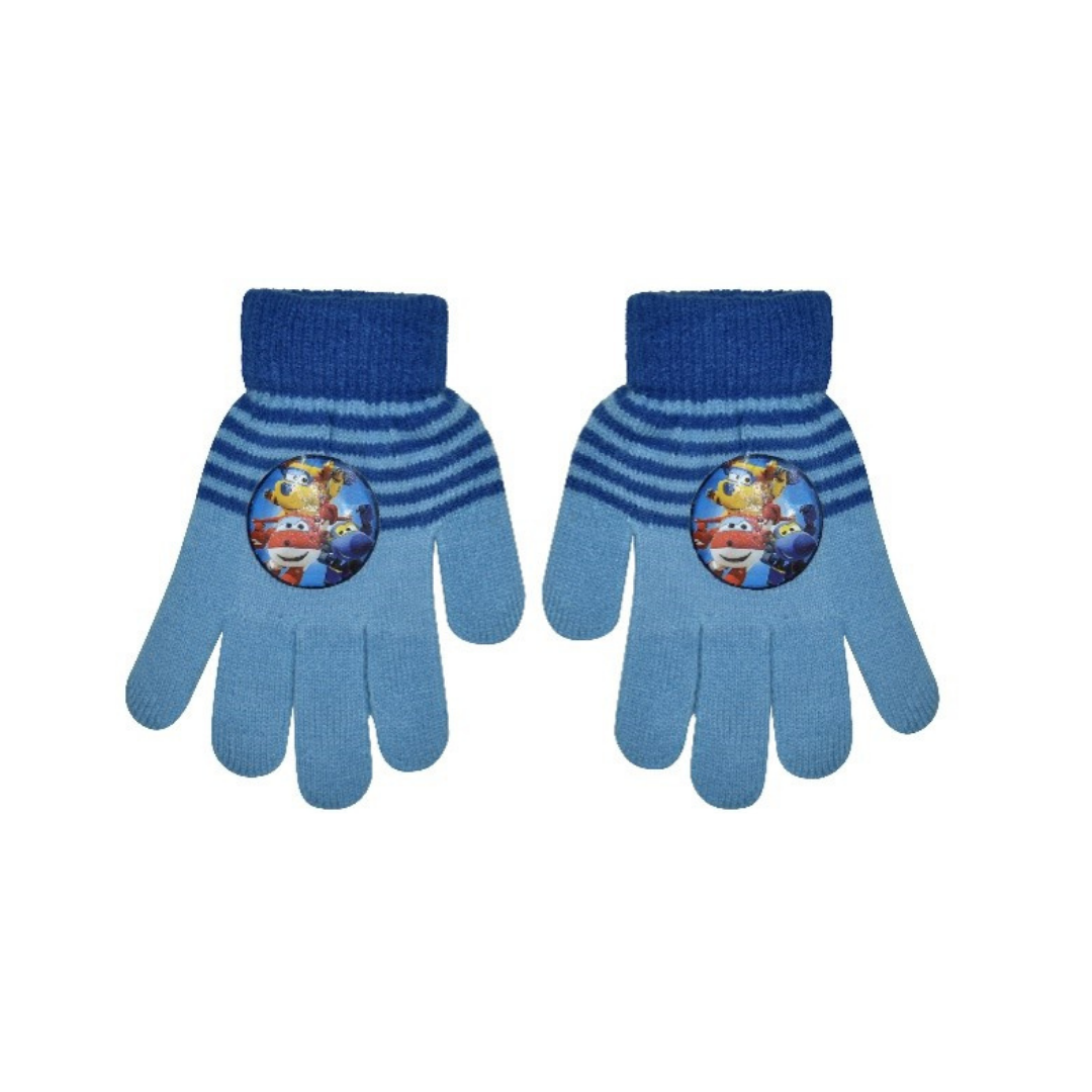 X - Super Wings strikhandsker - Børnehandsker - Onesize - Blå