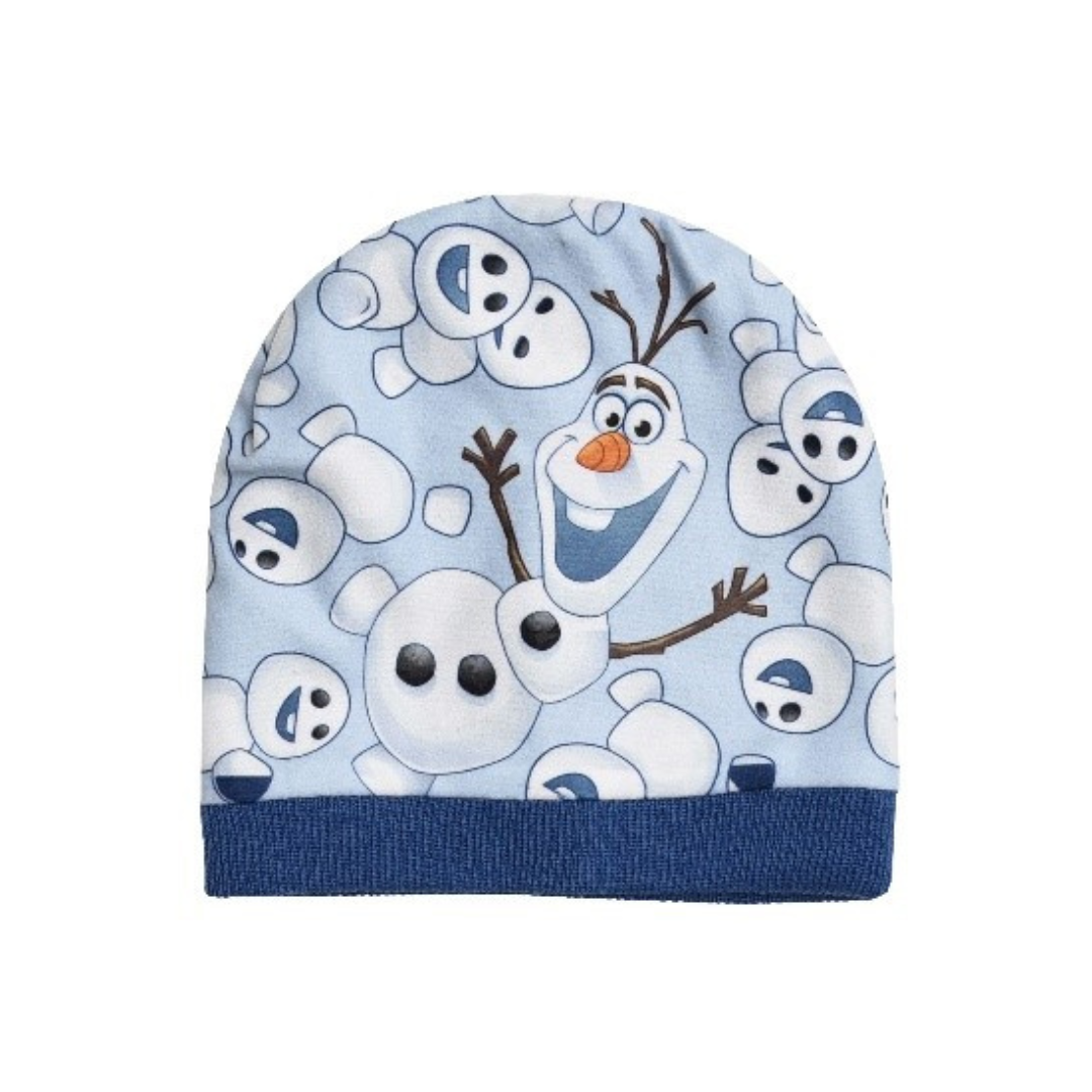 X - Frost vinterhue - Strikhue til børn - Onesize - Blå / Olaf