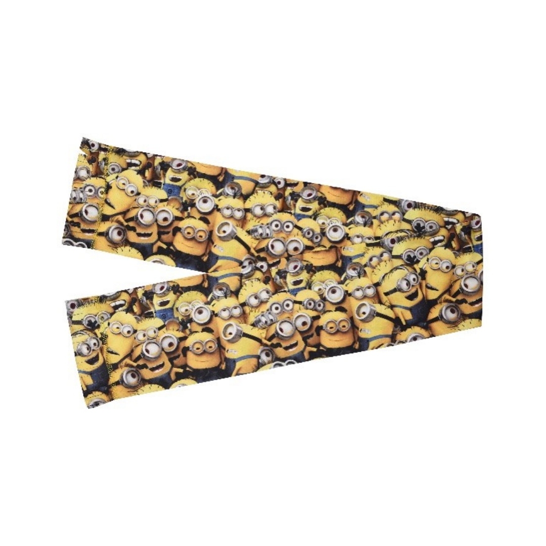 X - Minions halstørklæde - Børnehalstørklæde - 121x14,5 cm - Gul