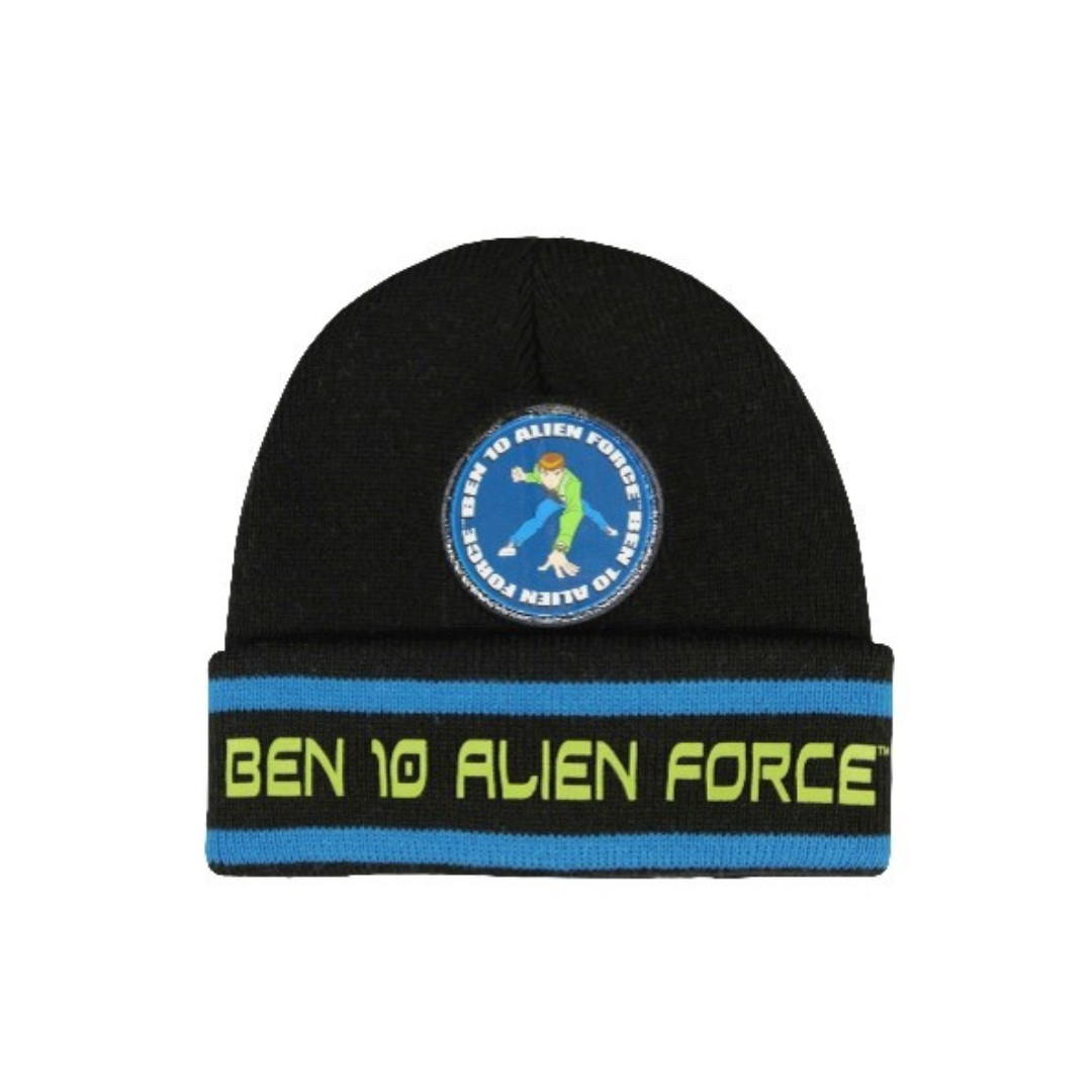 X - Ben 10 vinterhue - Strikhue til børn - Onesize - Sort