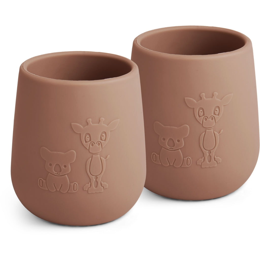 nuuroo - Silikone kop til børn - 2-pak - 100% LFGB silikone - Chocolate Malt