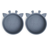 nuuroo - Dyb silikone tallerken - 2-pak - 100% LFGB silikone - Bering Sea