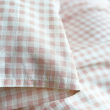 By Mats - Baby sengetøj - 100% Blødt bomuld - 70x100 cm - Blush Check