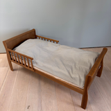 By Mats - Baby sengetøj - 100% Blødt bomuld - 70x100 cm - Green Double Stripe