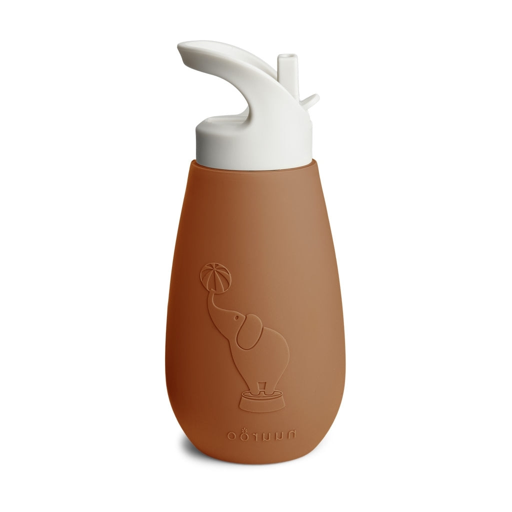 nuuroo - Silikone drikkeflaske - Vandflaske - 350 ml - Caramel Café