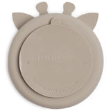 nuuroo - Ruminddelt silikone tallerken - 100% LFGB silikone - Cobblestone
