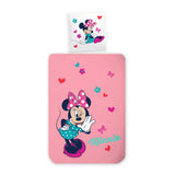 B - Senior sengetøj - Minnie - 140x200 cm - 100% Bomuld