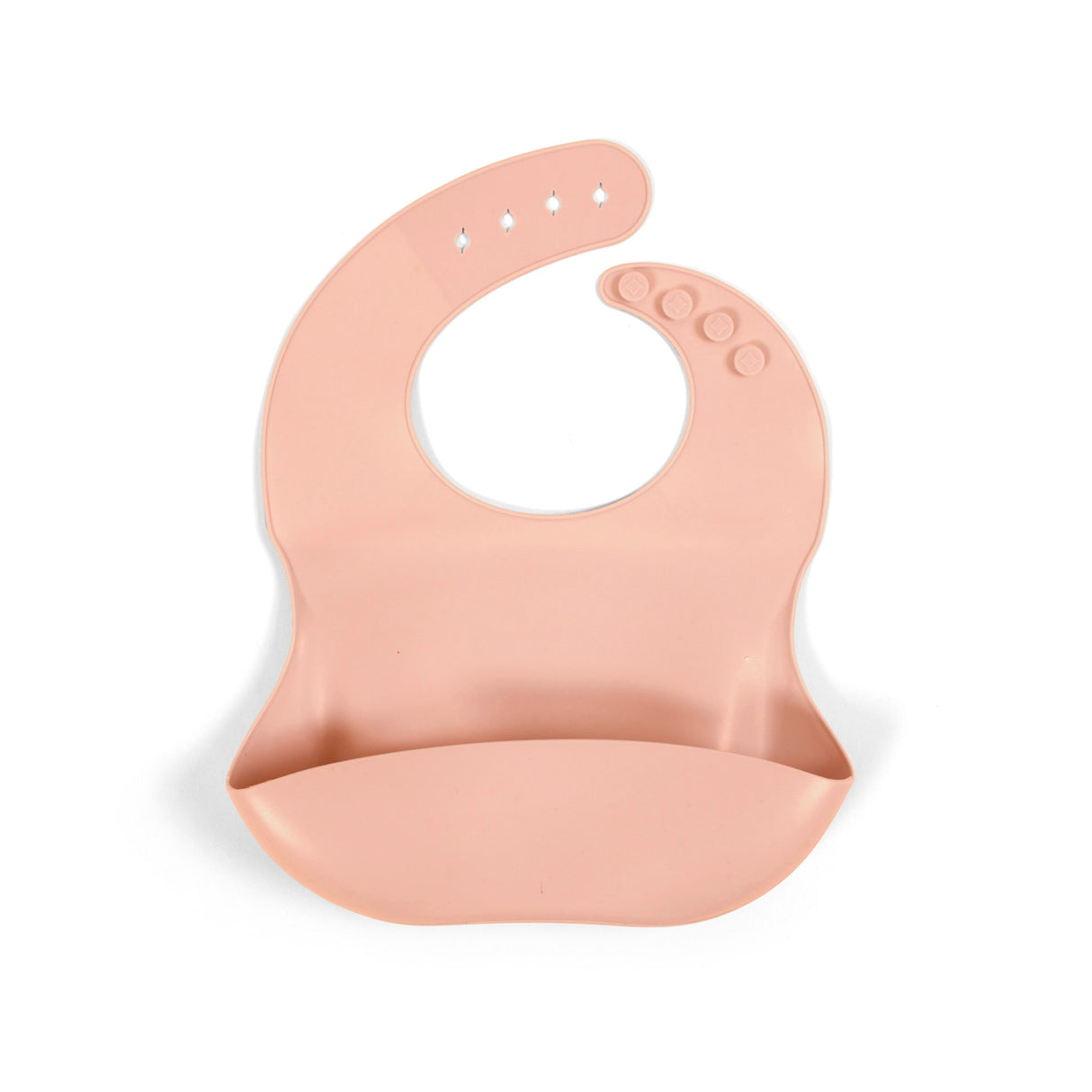 Filibabba - Silikone hagesmæk med opsamlingsskål - Blush