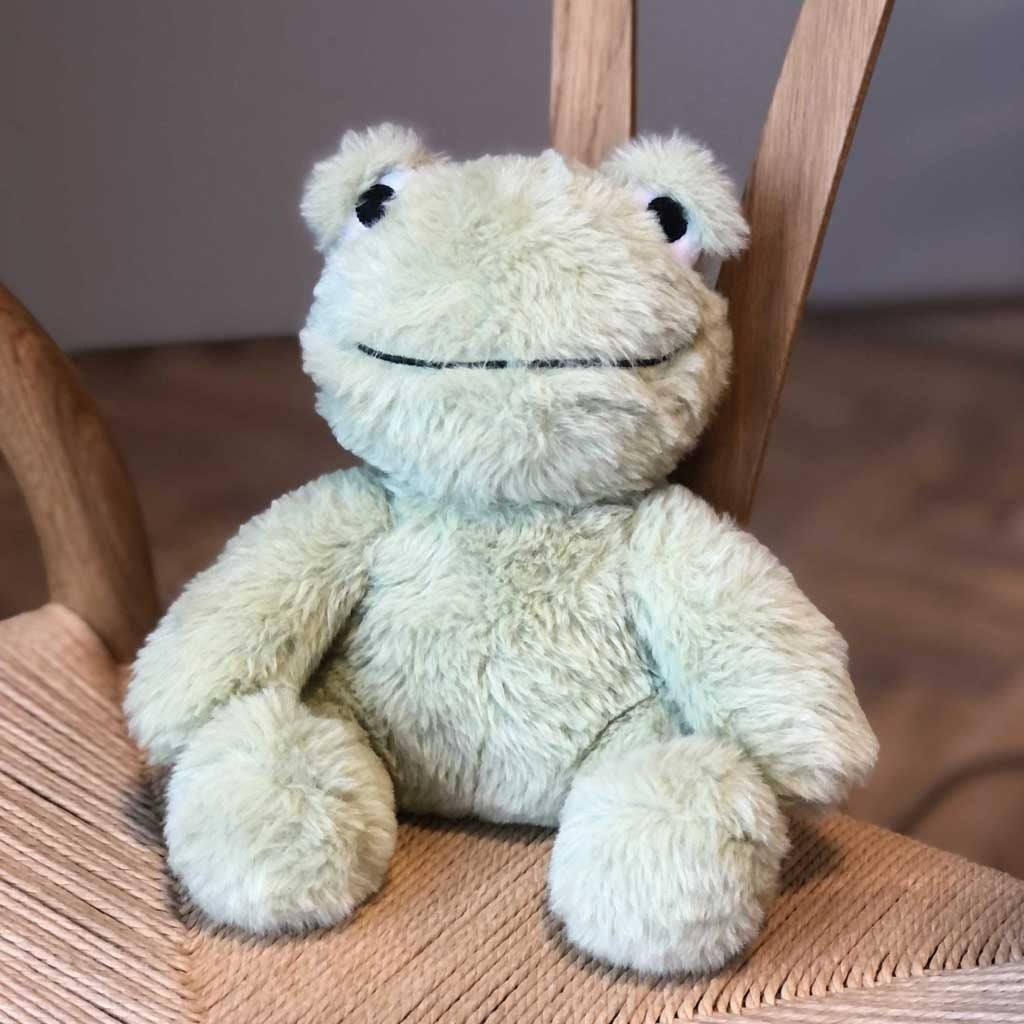 Petu Petu - Grøn frø bamse- 34 cm - Blødeste krammedyr