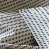 By Mats - Junior sengetøj - 100% Blødt bomuld - 100x140 cm - Green Double Stripe