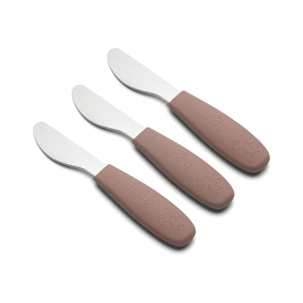 nuuroo - Knive til børn - Børneknive - 3-pak - 13 cm - Chocolate Malt