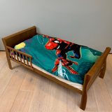 B - Senior sengetøj - Spiderman - 140x200 cm - 100% Bomuld