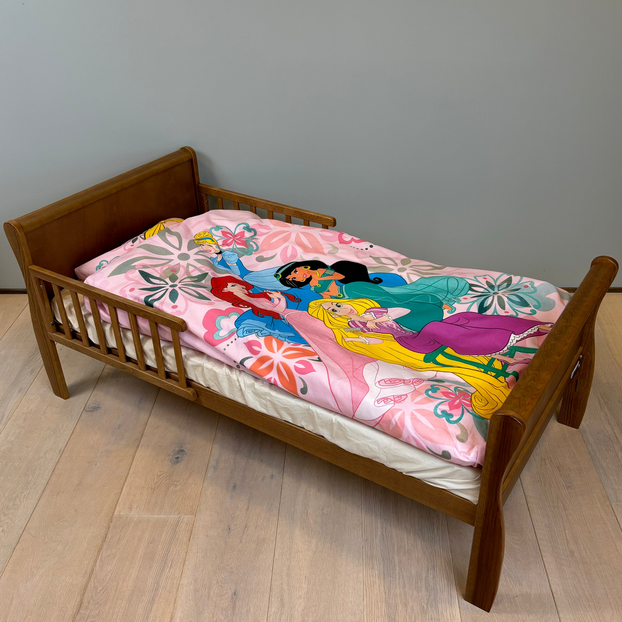 B - Junior sengetøj - Princess - 100x140 cm - 100% Bomuld