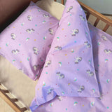 By Mats - Baby sengetøj - 100% Blødt bomuld - 70x100 cm - Sparkly Unicorn