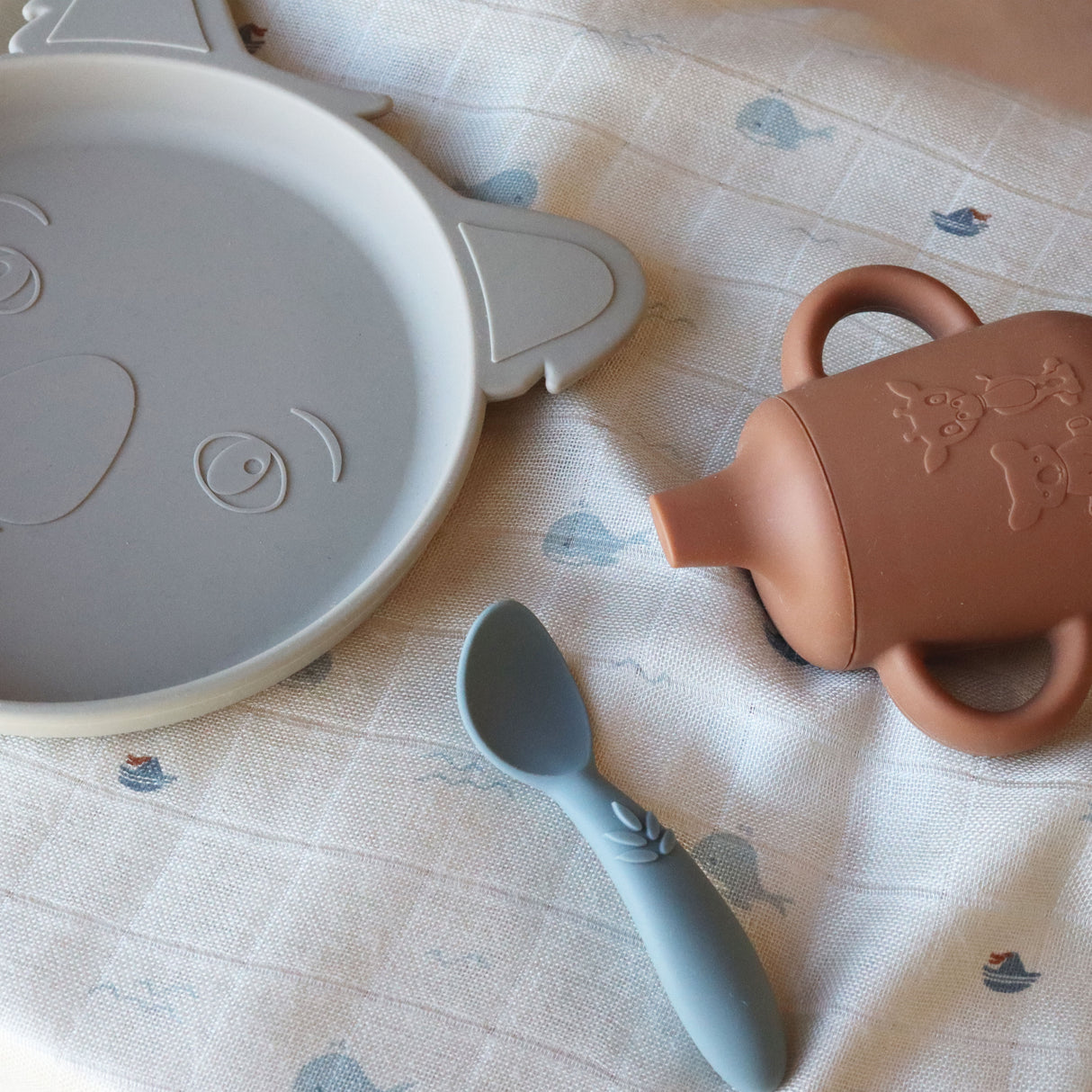 nuuroo - Bambus svøb - 100% bambus - 110x110 cm - Ocean