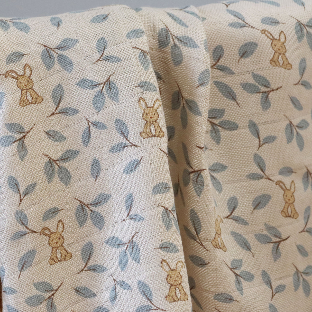 nuuroo - Bambus svøb - 100% bambus - 110x110 cm - Bunny Leaf