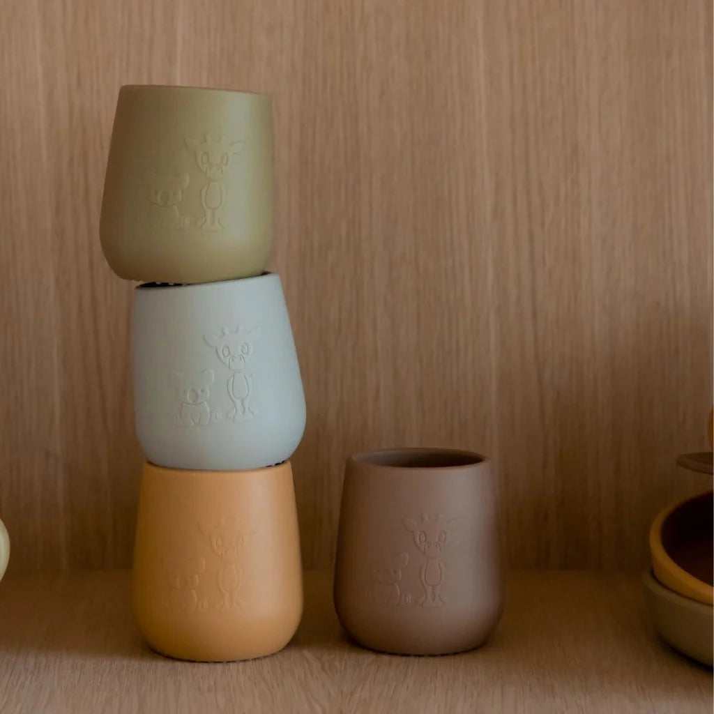 nuuroo - Silikone spisesæt - 3-pak - 100% LFGB silikone - Olive Green