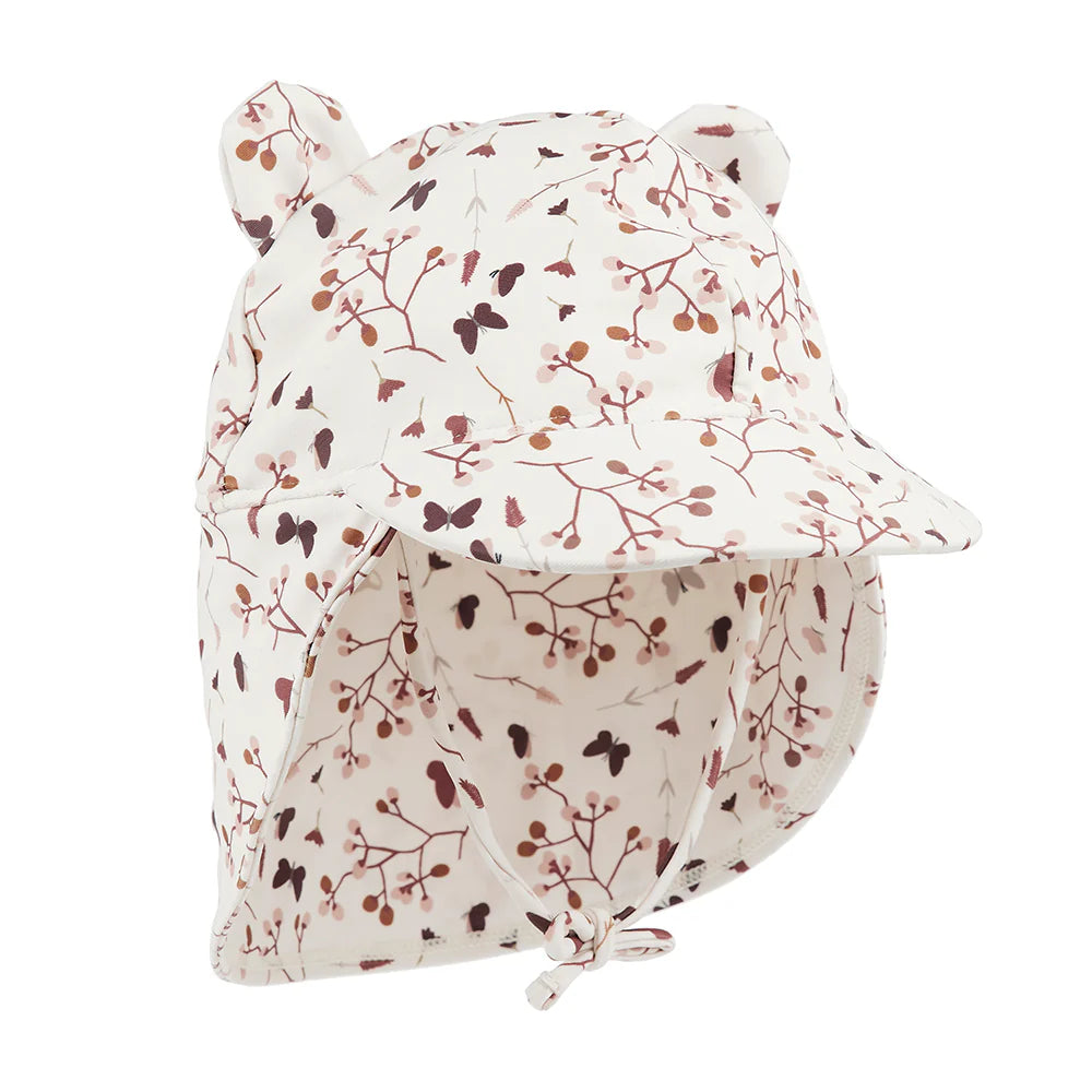 nuuroo - UV solhat til børn - Str. 52 (1-2Y) - Genanvendt polyester - Koala flower