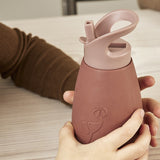 nuuroo - Silikone drikkeflaske - Vandflaske - 350 ml - Mahogany