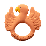 Natruba - Bidering til babys gummer - Naturgummi - Orange papegøje