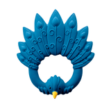 Natruba - Bidering til babys gummer - Naturgummi - Blå påfugl