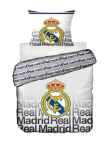 B - Senior sengetøj - 140x200 cm - 100% bomuld - Real Madrid