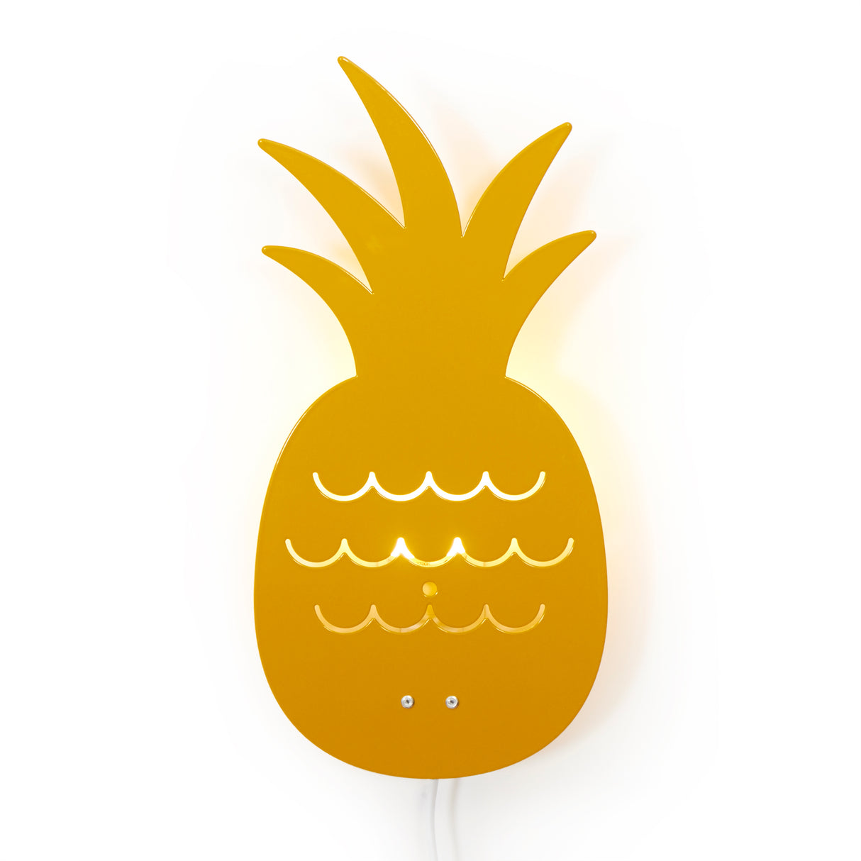 Roommate - Væglampe til børn - Ananas - 33x17 cm - Gul