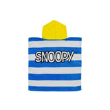 B - Badeponcho til børn - Børnehåndklæde - Snoopy - 100% bomuld