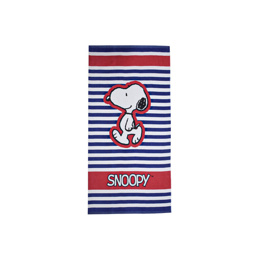 B - Badehåndklæde til børn - Snoopy - 70x140 cm - 100% Bomuld