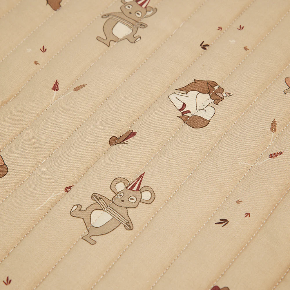 nuuroo - Quilted sengerand - 360x30 cm - Øko bomuld - Unicorn