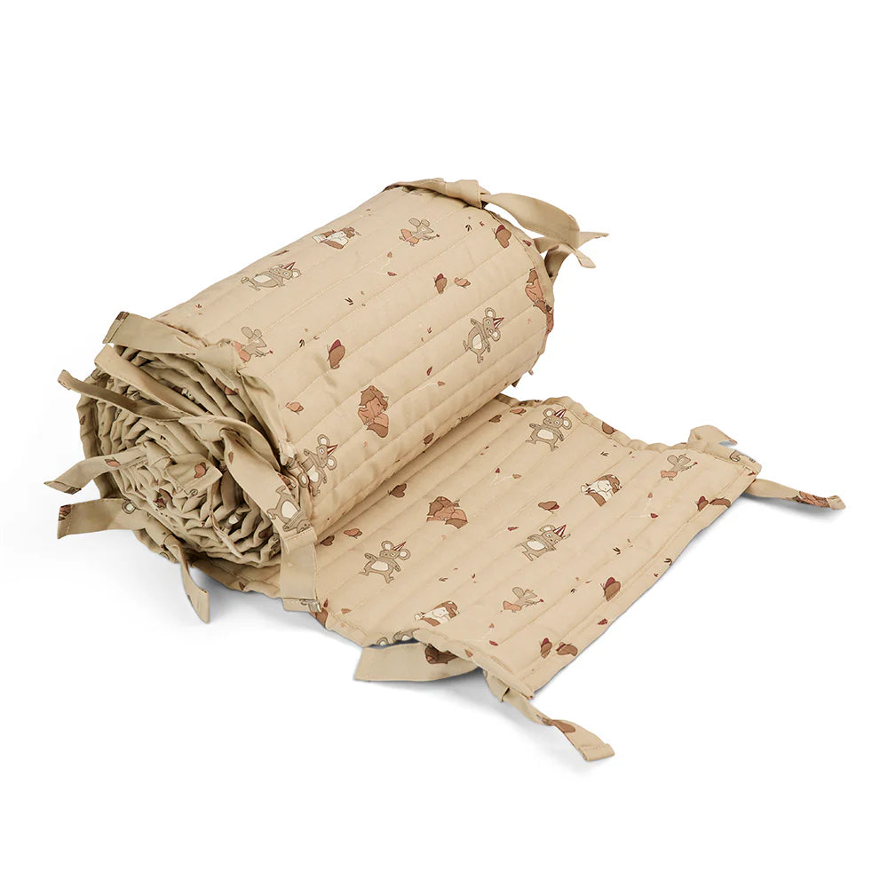 nuuroo - Quilted sengerand - 360x30 cm - Øko bomuld - Unicorn