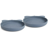 nuuroo - Silikone tallerken - 2-pak - 100% LFGB silikone - Bering Sea