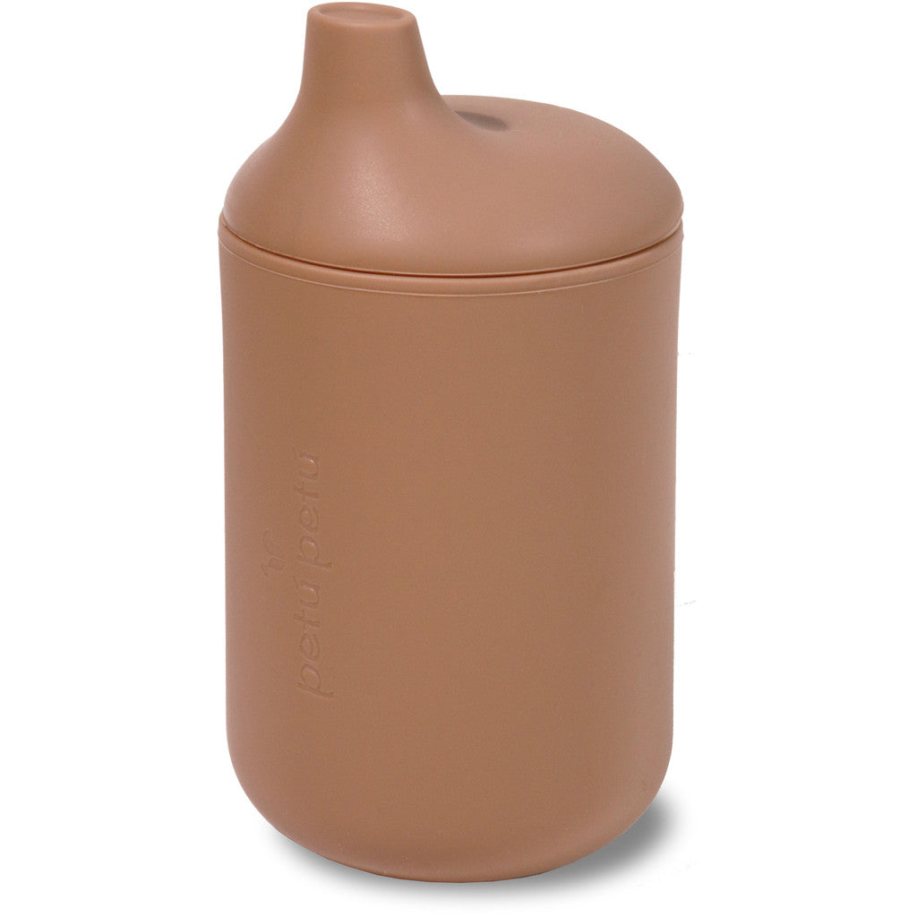 Petu Petu - Silikone tudkop til små børn - 175 ml. - Brun