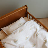 By Mats - Baby sengetøj - 100% Blødt bomuld - 70x100 cm - Swan love