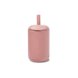 Petu Petu - Silikone kop med sugerør - 175 ml. - Lyserød