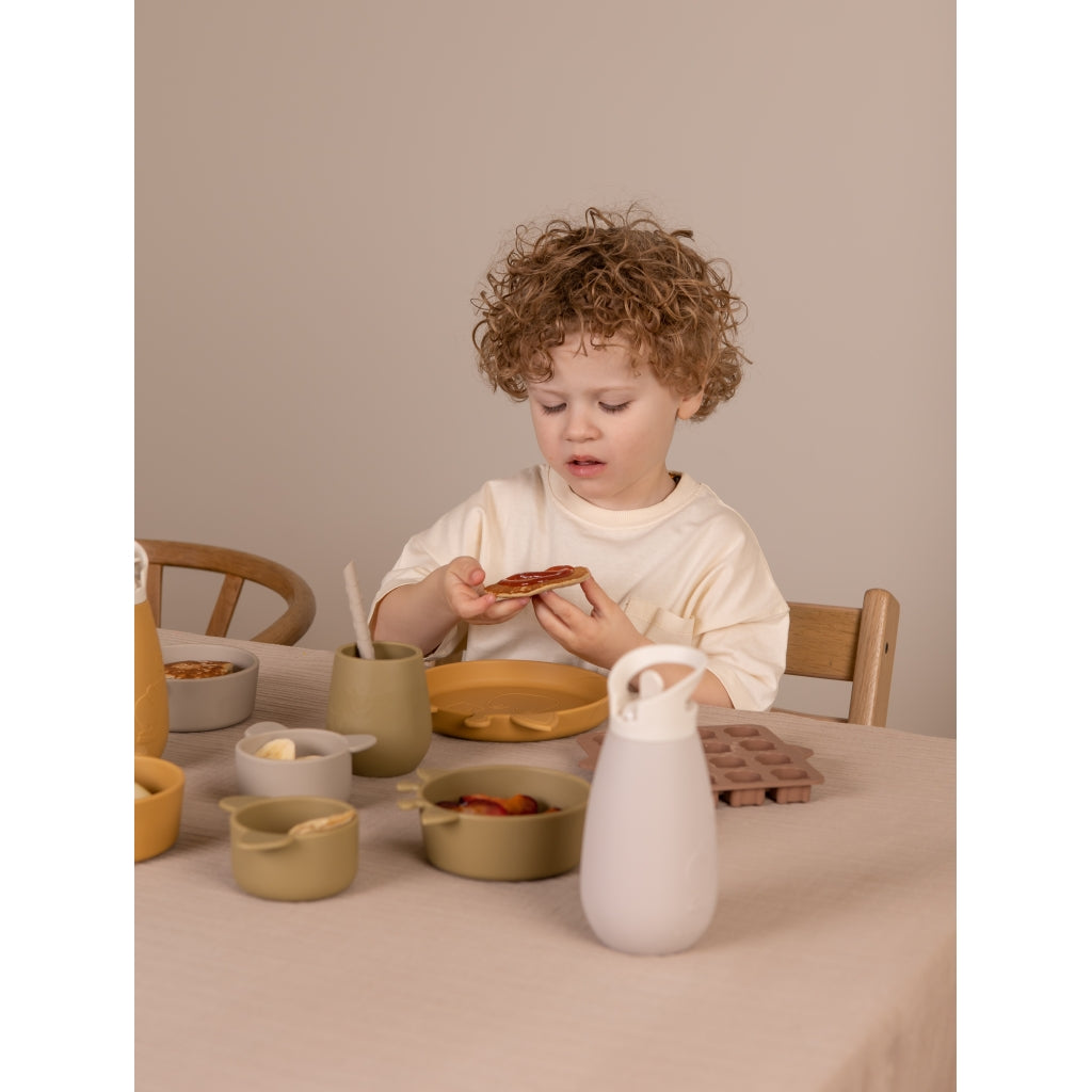 nuuroo - Silikone drikkeflaske - Vandflaske - 350 ml - Creme