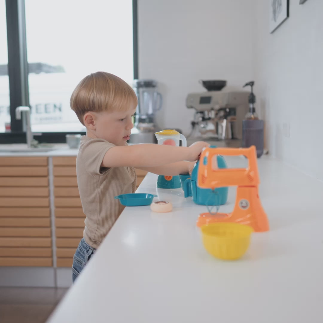 X - Sobczyk Junior - Legetøjs køkkensæt til børn - 8 dele